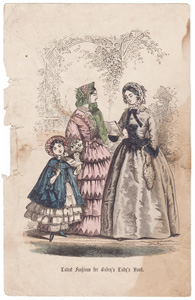 Latest fashions for Godey's Lady's Book